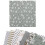 Quadrados de tecido de algodão para patchwork e artesanato, estampas ecológicas, macios e confortáveis, com designs exclusivos para projetos 5