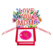 Special 3D Popup Mother's Day Card Handmade Greeting Card with
