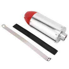 Marmitta di scarico Fit4GY6 per scooter, tubo silenziatore ad alte prestazioni con tono profondo e costruzione resistente, sistema di scarico di