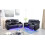 Florida 3 + 2 Black Electric Recliner Sofa Set 1