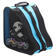 Transport of the housing to skate – storage for ice skates, waterproof bag for wheels C Blue