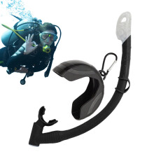 Snorkel for Swimming  Breathing Tube for Diving  Silicone Snorkel Training Tube, Swimming Equipment, Dry and Wet Use, Training Equipment Black
