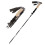 Nordic Walking Poles, Foldable, with Ergonomic Hand Strap, 12 Tips, Black 1