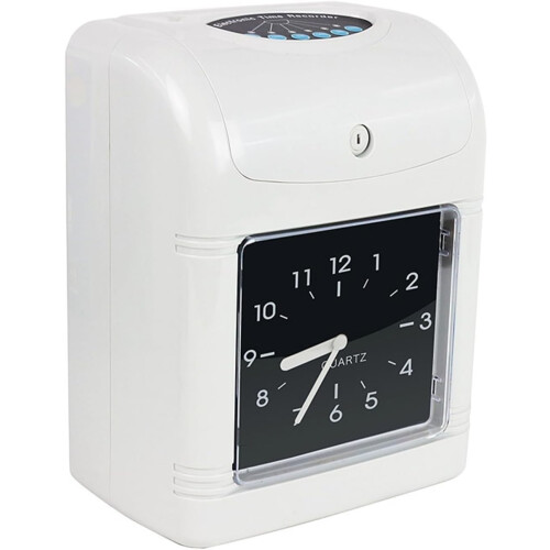 English Attendance Machine with Passcode Stamp Clock Punching Machine for Small Business 1