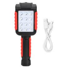 Emergency Car Repair Tool, Rechargeable Work Light with Magnetic Base, Portable LED Flashlight for Outdoor Activities, 360 Swivel Hook Offers Flexibil