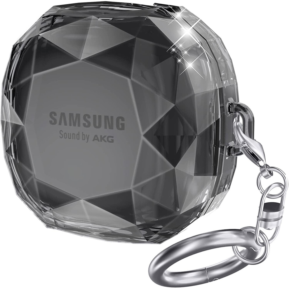 Military Carbon Fiber Case For Samsung Galaxy Buds, Anti-Drop Lock Transparent Shockproof Case With Secure Attachment For Daily Activities Black 9486358046548