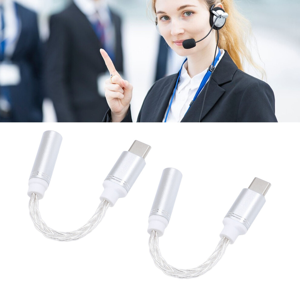 2 StãCke Usb C Auf 3,5 Mm Kopfhã¶Reradapter 384 Khz 8141948752223