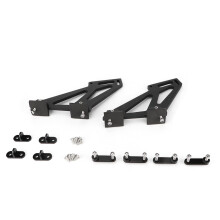 Supports de fixation d'aileron, jambes d'aileron en alliage d'aluminium CNC, kit d'installation d'aileron arrière universel Spoiler4Racing pour