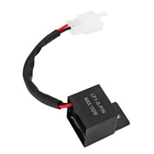 Relè lampeggiatori a LED per indicatori di direzione moto resistenti, design impermeabile che risolve il problema del lampeggio rapido, facile
