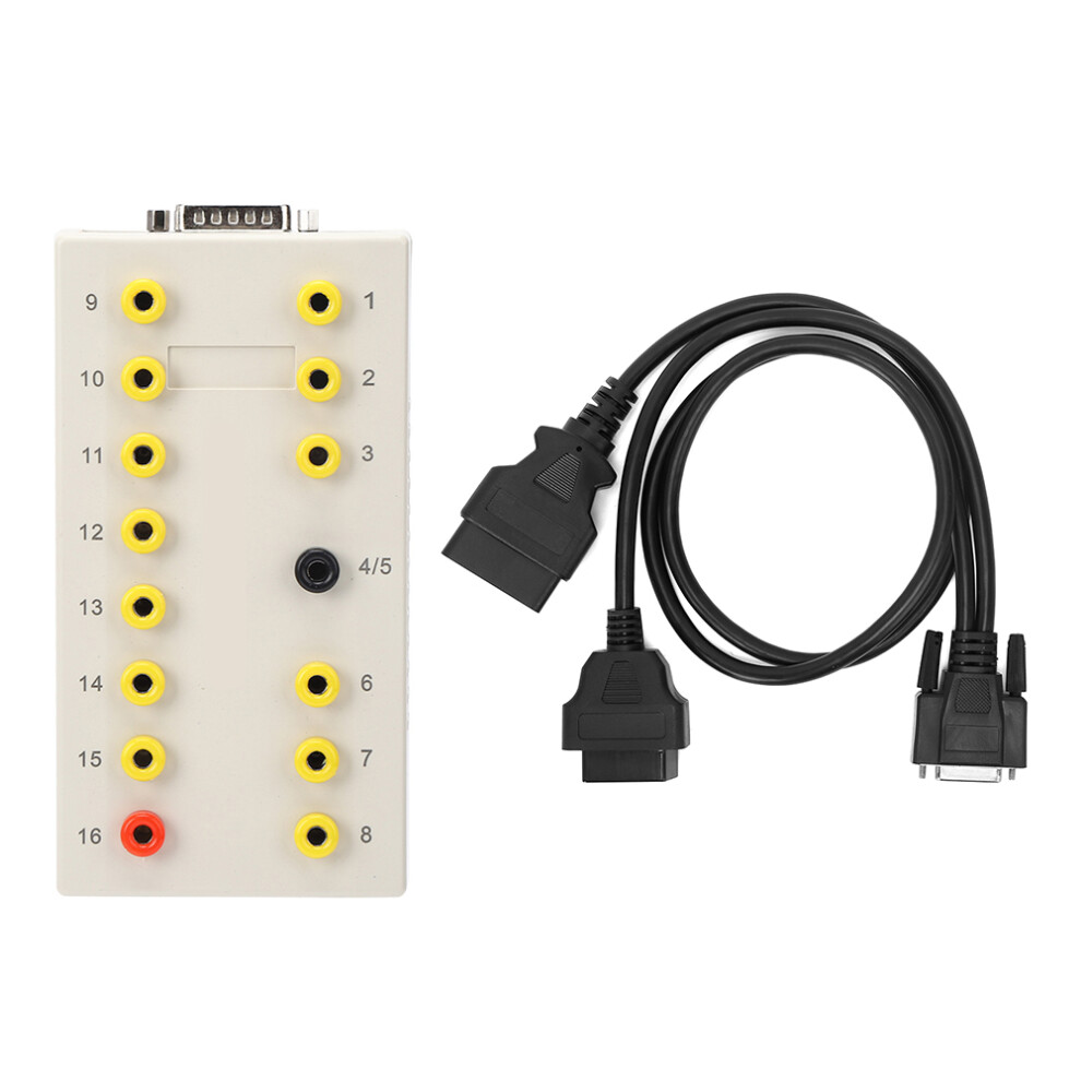 Obd2 Protocol Detector Obdii Breakout Box Power Supply Detection Automotive Diagnostic Tool 4 Real Time Voltage Monitoring & Ground Fault 9139052851771