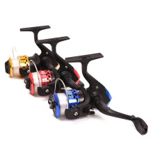 Multipurpose fishing reel, hybrid spinning baitcaster, light, saltwater resistant, smooth casting bearing