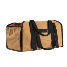 1 piece log holder foldable and durable bag made of highquality material for fireplace wood and camping keeps dirt and residue