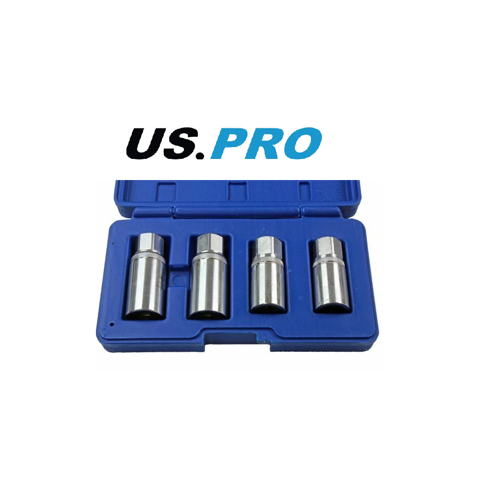 Us Pro Tools Stud Extractor Socket Set 1/2" Dr Roller Type 6Mm 8Mm 10Mm 12Mm 2661 5060599861302