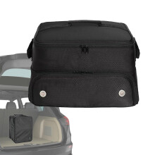 Car Golf Bag, 2 Layer Golf Case Organiser, 2 Layer Golf Trunk Organiser, 2 Shoe Compartments, Storage for Car Golf