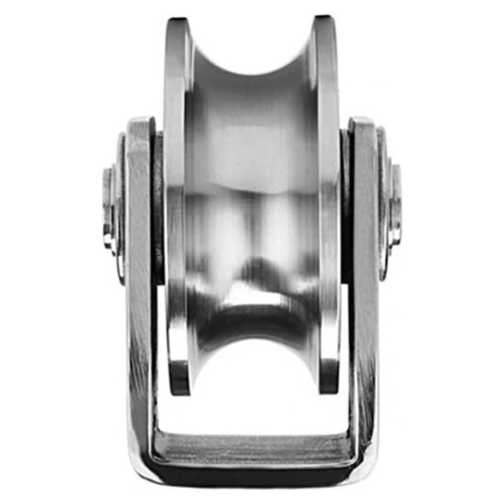 Upulley, Grooved Pulley, 2Inch Ugrooved Stainless Steel, Highperformance Wheels 9365049522144