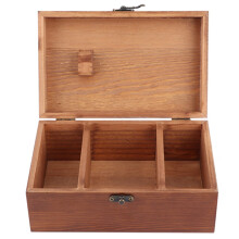 Vintage Wooden Sewing Basket, Needle Thread Storage Case, Sewing Kit Accessories (Empty Dandelion Box)