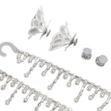 8-teiliges Schuh-Charm-Set,