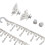 8-teiliges Schuh-Charm-Set, 1