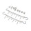 8-teiliges Schuh-Charm-Set, 11
