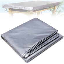 PVC pool table cover with drawstring, dustproof, moisture and sun protection, 2.1m to 3.6m