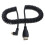 Flexible Adjust HDTV Port 1.4 Spring Coiled Cable Right-down 1