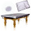PVC pool table cover with drawstring for 2.2m/2.3m tables, dustproof, durable 2