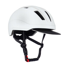 Reithelme Breathable impactresistant bicycle helmets, bicycle accessories with removable visors for cycling, skiing, skateboarding White