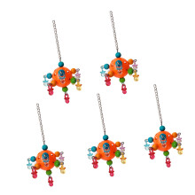 5pack Parrots Lovely Birds Swing Reliability-single ball