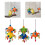 5pack Parrots Lovely Birds Swing Reliability-single ball 3
