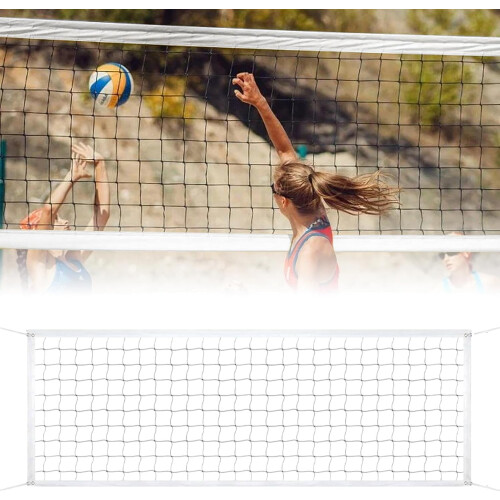 Volleyball Net for Backyard, Foldable Badminton Replacement Net 1