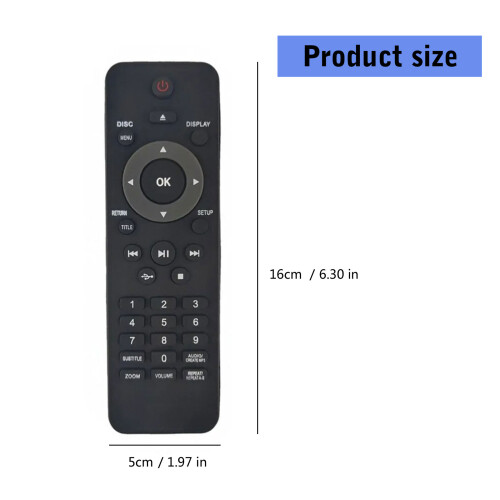 Multifunctional Disc Player Remote Control Replacement for 2
