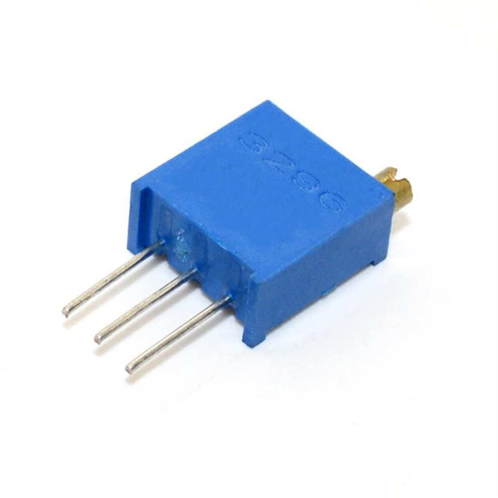 50 Pieces 3296 W Multiturn Trimmer Potentiometer Set, Highprecision Variable Resistor 3296 9426802022322