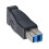 USB-B-Stecker-Adapter,-Schwarz 1