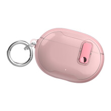 Étui transparent léger pour Studio Buds/+ coque pour-Rose