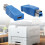 Typ-C-Buchse-Adapter auf USB-B-Stecker für schnelle-Blau 6