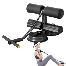AB Trainer, Adjustable Resistance Band  Exercise Equipment for Home and Gym Black