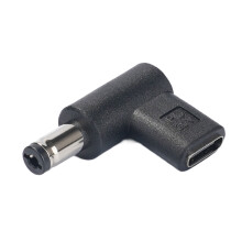 Adaptateur de prise mâle de Type C femelle à 90-5,5x2,5mm 20V