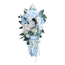 Wedding Bouquets with Ribbon, Artificial Flower Bridal Bouquets
