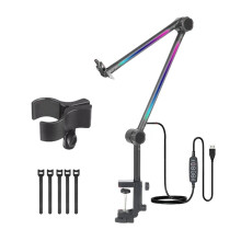 Support de Microphone robuste, bras de-Pince à ressort YZ 38 d