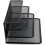 Black Wire Mesh Desk Letter Holder 2
