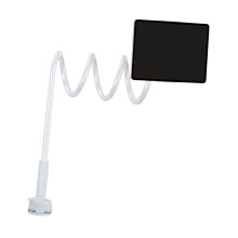 Gooseneck Tablet Holder Cellphone Holder Universal-White 80cm