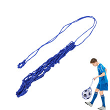 Football Kickback Trainer, High Strength Kickback Net, HandsFree Kick Practice Aid for Kicking, Passing, Fits Ball Size 3, 4, 5 blue