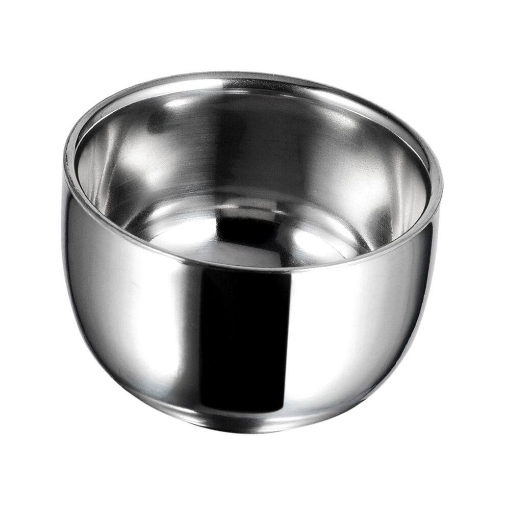 Cream Men Shaving Mug Shave And Soap Bowl Stainless Steel Shaving Bowl