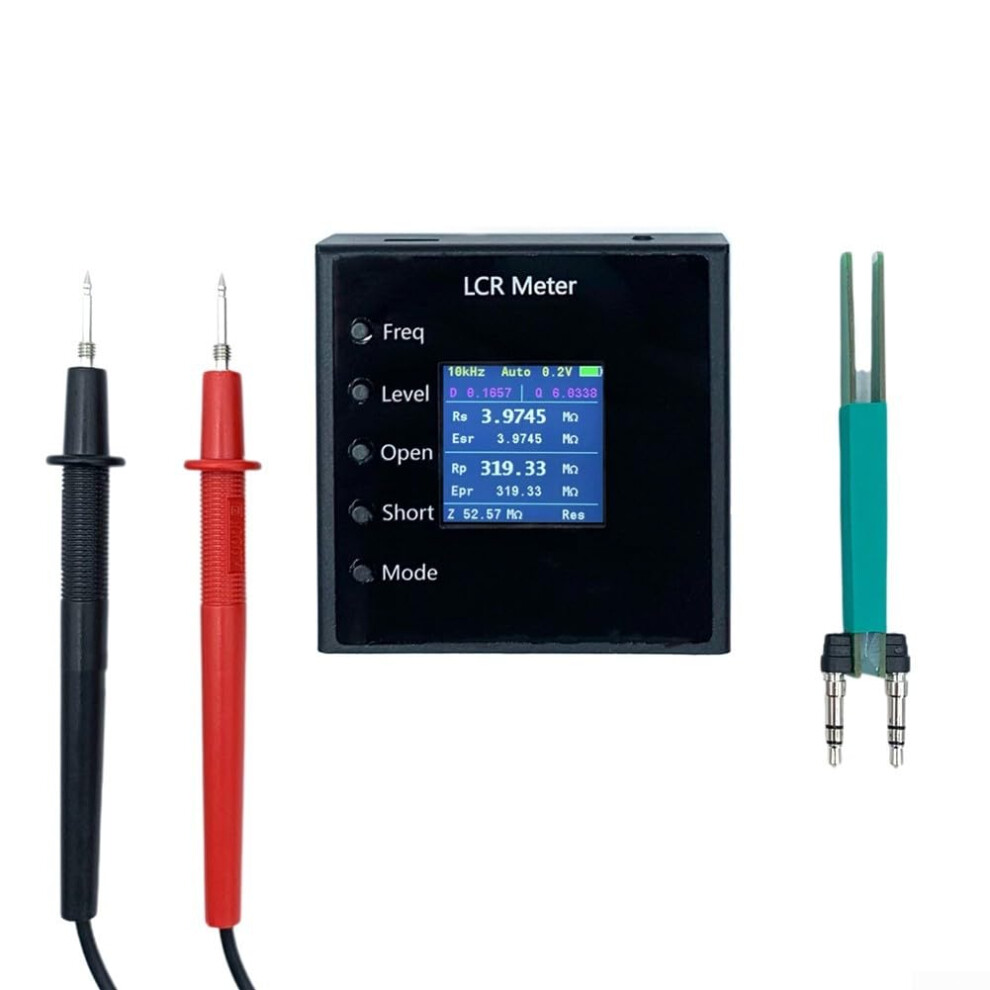 Lcrp1 Mini Digital Tweezers Electric Tester Multifunctional Tweezers Supports Accurate Component Analysis (Kelvin Clip) 9412369544117