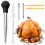 Stainless Steel Kitchen Baster For Maximum Flavor Absorption While 3