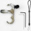 (4 finger camouflage, one-size) 360 Rotatable Three-finger Bow Release Tool, Bow Release Trigger for Compound Bow, Archery Release Aid Tool, 3