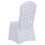 Housse de protection de chaise en forme de Rose,-Blanc 1