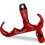 (3 finger red, one-size) 360 Rotatable Three-finger Bow Release Tool, Bow Release Trigger for Compound Bow, Archery Release Aid Tool, 1