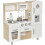 Homcom HOMCOM Luxury Kitchen Playset with Accessories Pretend Cooking Set White 1
