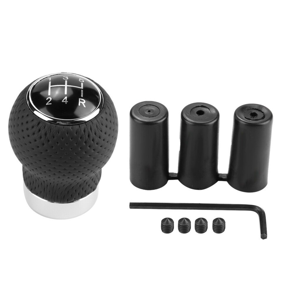 Manual Gearbox Shift Knobs Aluminum Manual Car Gear Shift Knob Luxury Look Ergonomic Comfort Leather Shifter Lever Quick Installation Aftermarket 9139052847675